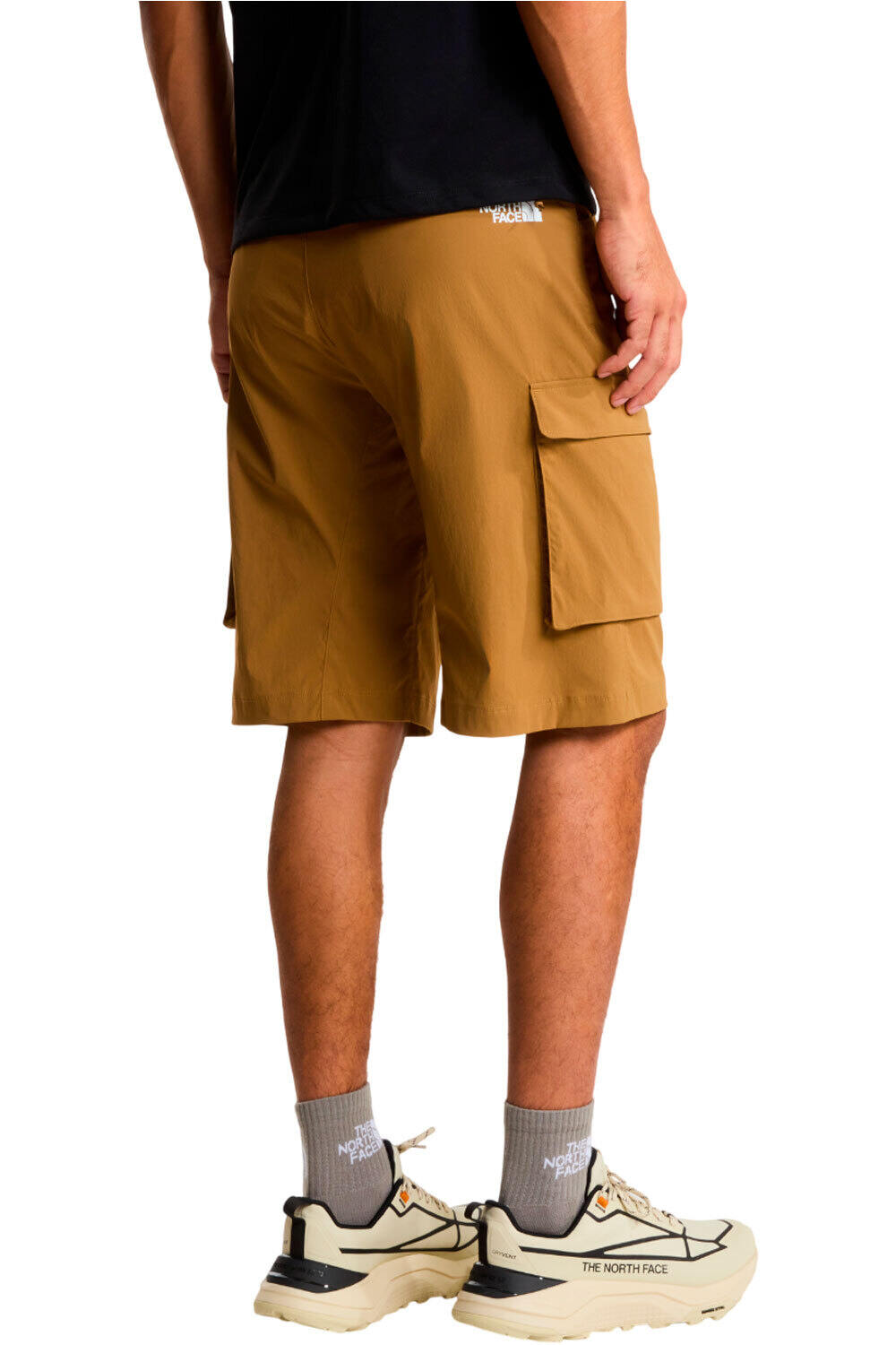 The North Face pantalón corto montaña hombre M EXPLORATION CARGO SHORTS vista trasera