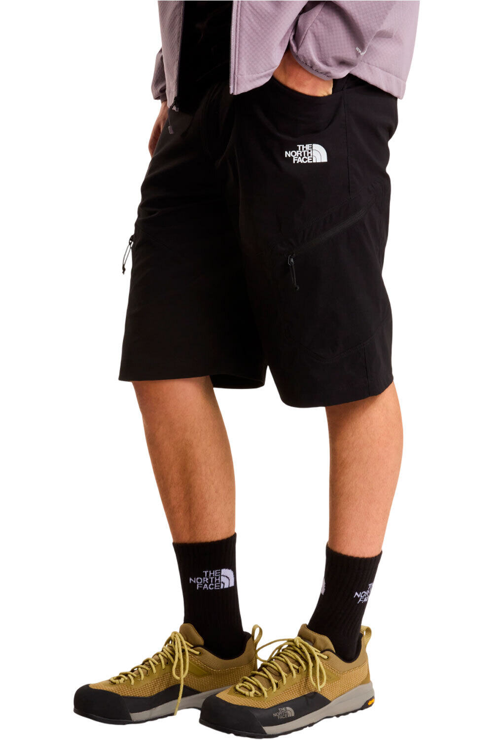 The North Face pantalón corto montaña hombre M EXPLORATION SHORT vista frontal