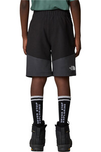 The North Face pantalón corto montaña niño TEEN HIKE SHORT vista trasera