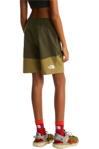 The North Face pantalón corto montaña niño TEEN HIKE SHORT vista trasera