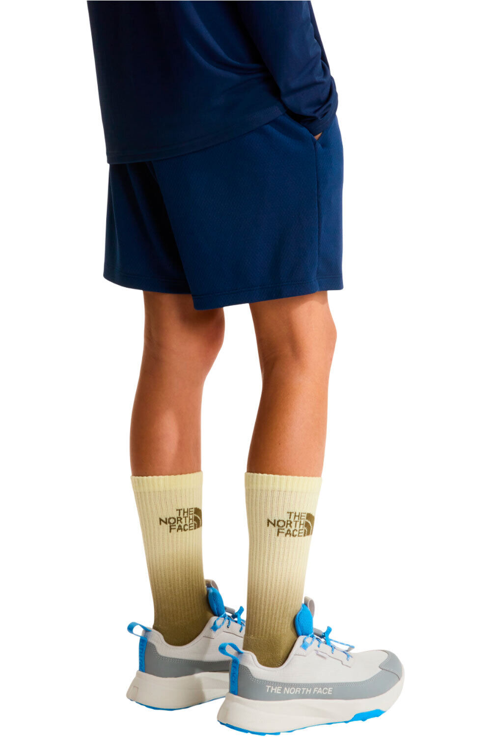 The North Face pantalón corto montaña niño TEEN POLY KNIT SHORT vista trasera