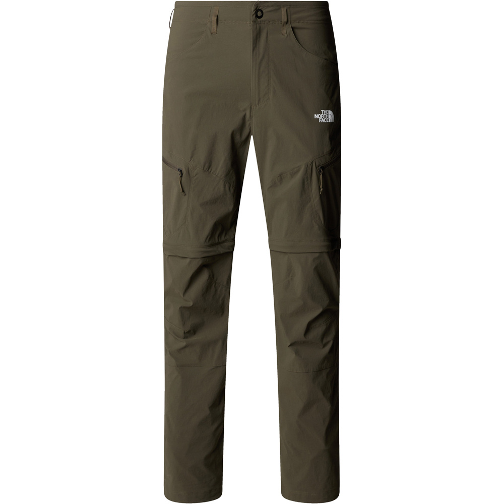 The North Face pantalón montaña hombre M EXPLORATION CONV REG TAPERED PANT - EU vista detalle