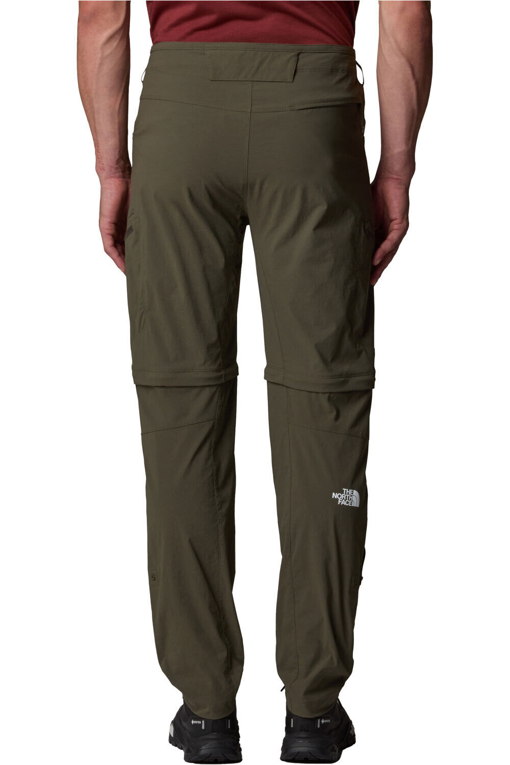 The North Face pantalón montaña hombre M EXPLORATION CONV REG TAPERED PANT - EU vista trasera