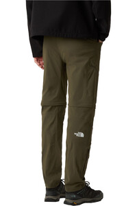 The North Face pantalón montaña hombre M EXPLORATION REG TAPERED CONVERTIBLE PA vista trasera