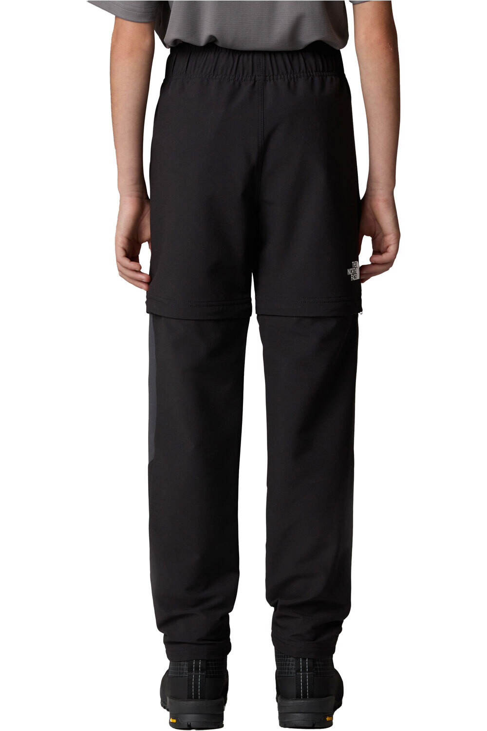 The North Face pantalón montaña niño TEEN HIKE CONV PANT vista trasera
