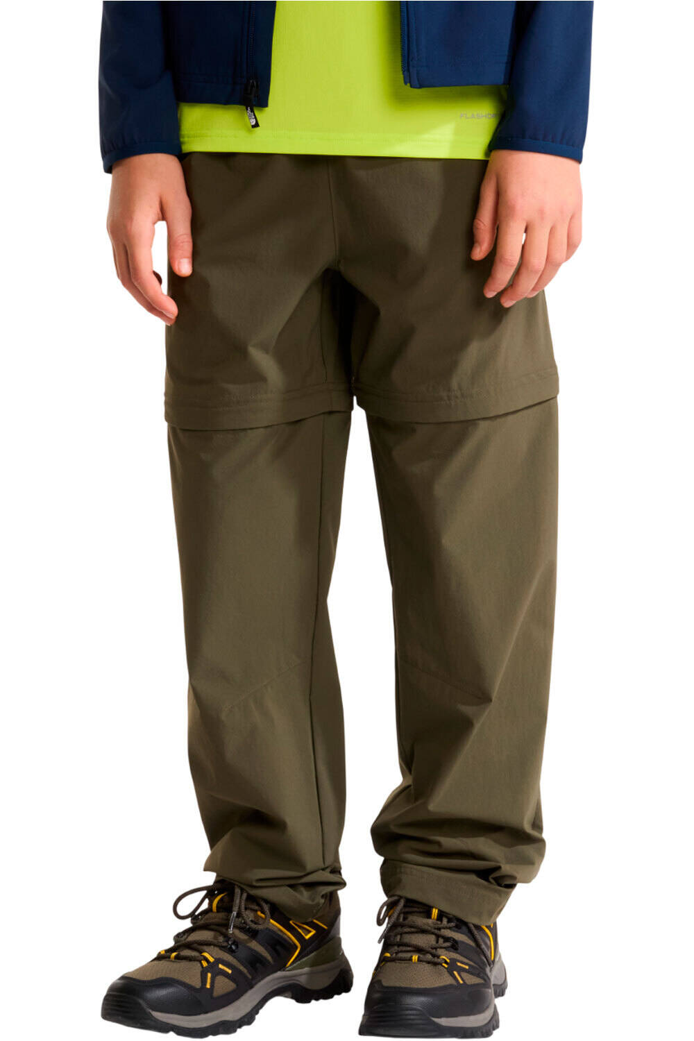 The North Face pantalón montaña niño TEEN LIGHTWEIGHT CONV HIKE PANT vista frontal