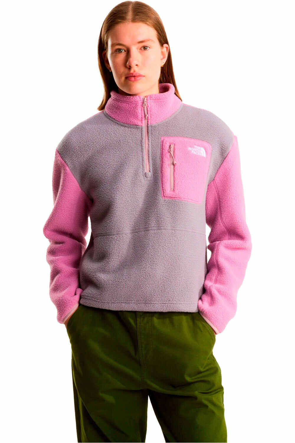 The North Face polar mujer W YUMIORI 1/4 ZIP vista trasera