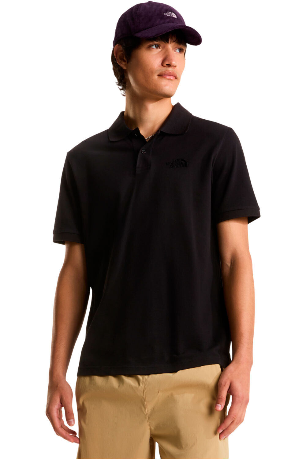 The North Face polo manga corta hombre M ESSENTIAL REGULAR POLO vista frontal