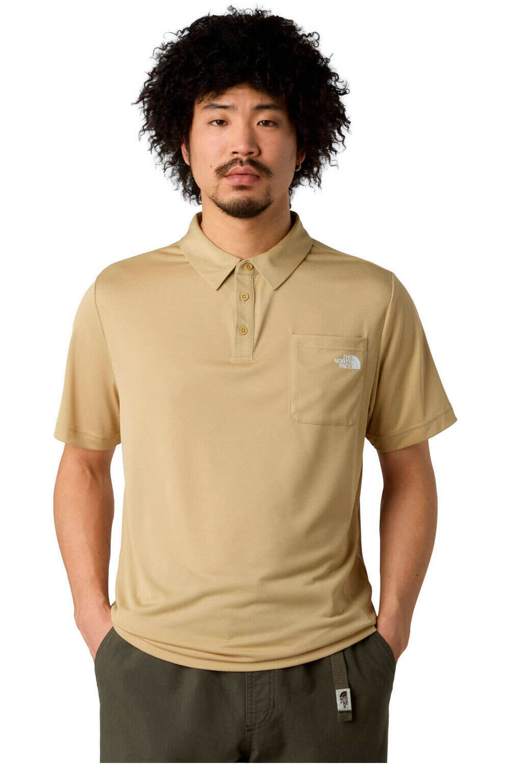 The North Face polo manga corta hombre M NEW TANKEN POLO vista frontal