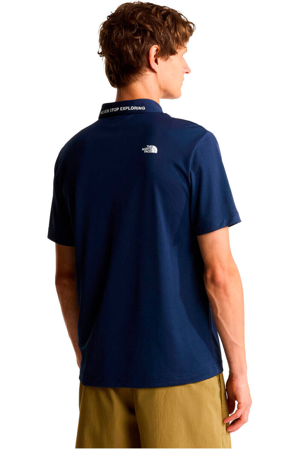 The North Face polo manga corta hombre M NEW TANKEN POLO vista trasera