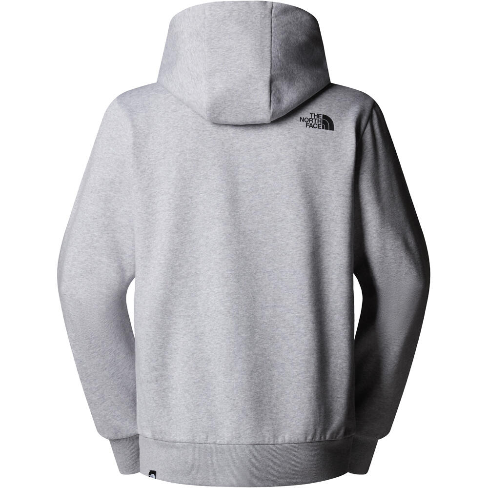 The North Face sudadera hombre M FINE HOODIE vista trasera
