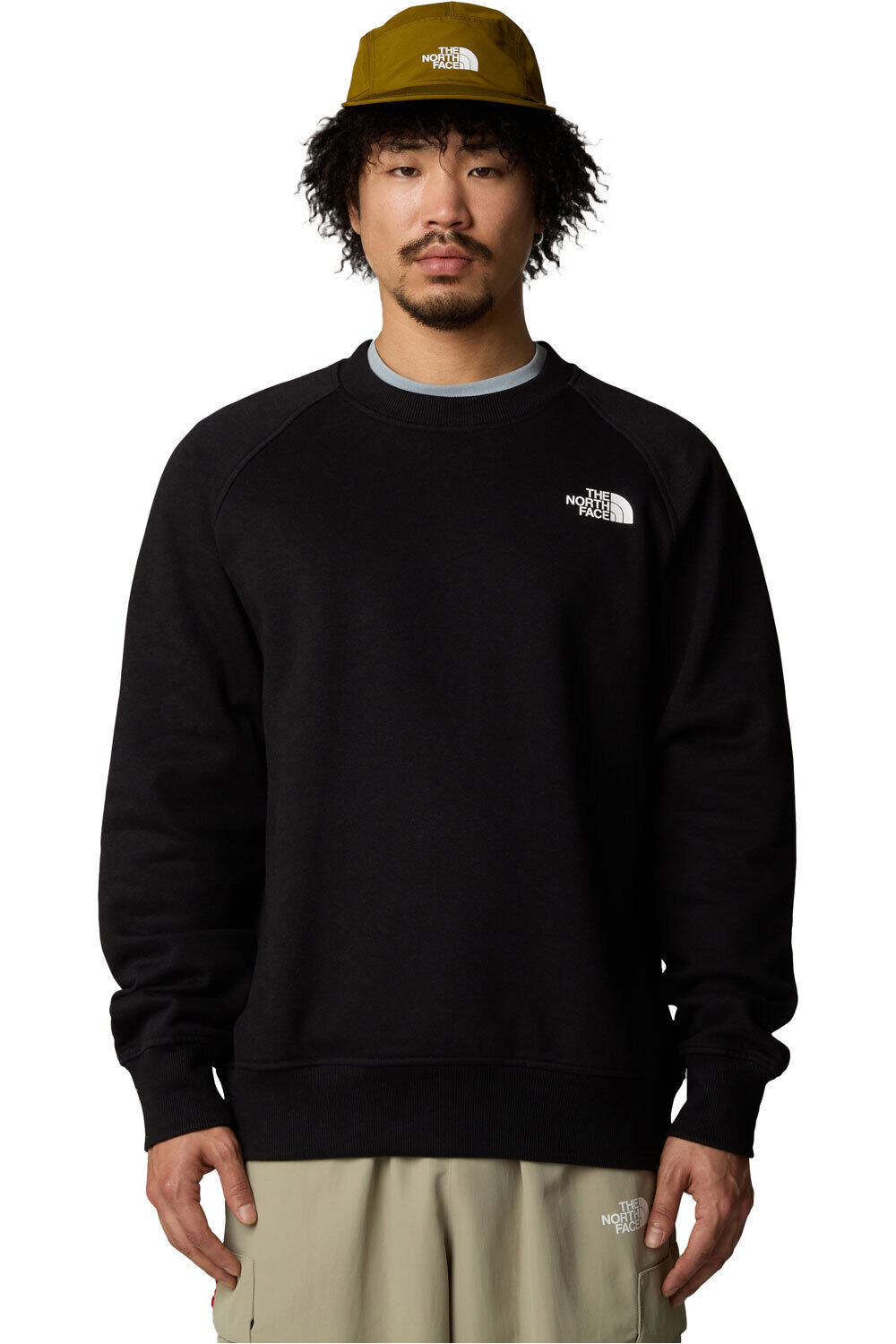 The North Face sudadera hombre M RAGLAN BOX NSE CREW vista frontal