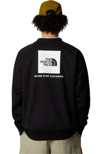 The North Face sudadera hombre M RAGLAN BOX NSE CREW vista trasera