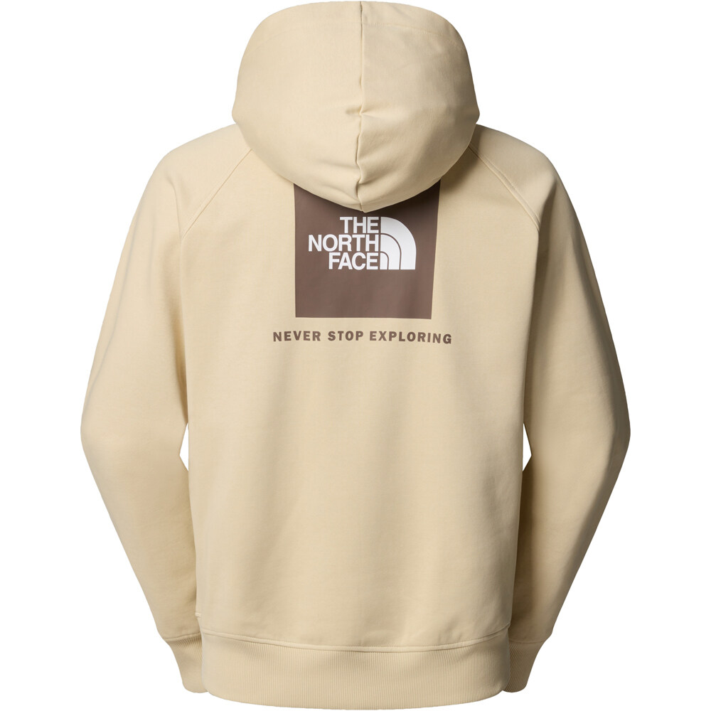 The North Face sudadera hombre M RAGLAN BOX NSE HOODIE vista trasera