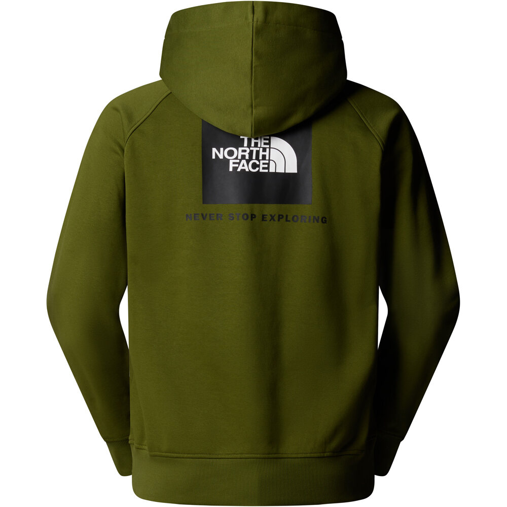 The North Face sudadera hombre M RAGLAN BOX NSE HOODIE vista trasera