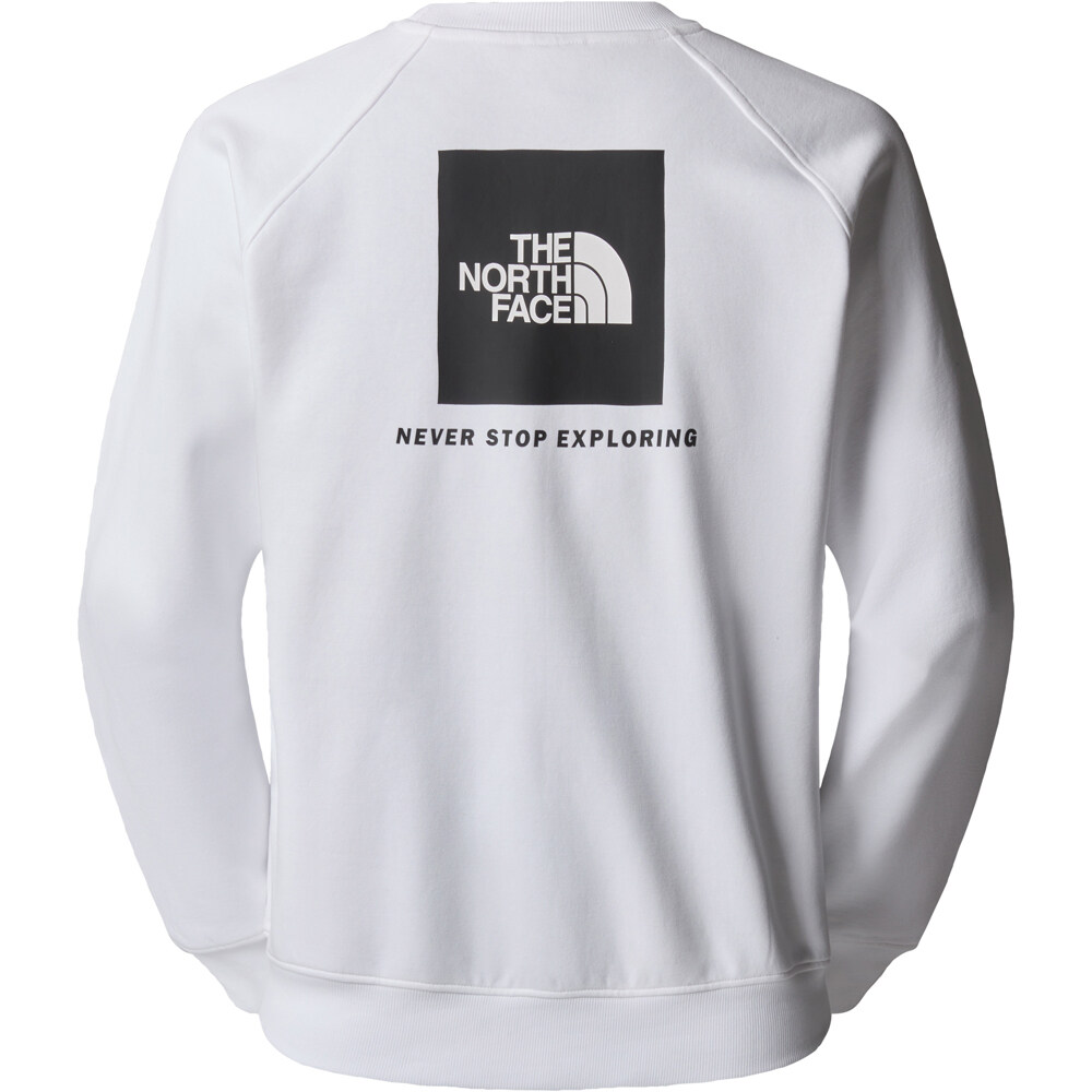The North Face sudadera hombre M RAGLAN BOX NSE REGULAR CREW vista trasera