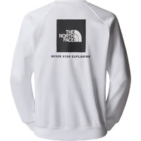 The North Face sudadera hombre M RAGLAN BOX NSE REGULAR CREW vista trasera