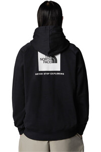 The North Face sudadera hombre M RAGLAN BOX NSE vista trasera