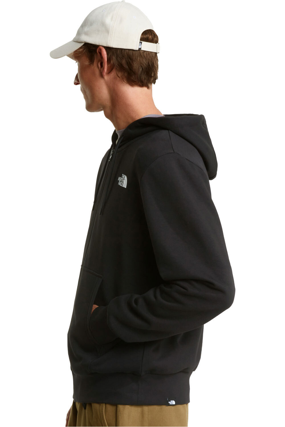 The North Face sudadera hombre M SIMPLE DOME LIGHT REGULAR FULL ZIP HOO vista trasera