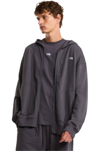 The North Face sudadera hombre U ESSENTIAL OVERSIZE FULL ZIP HOODIE vista detalle