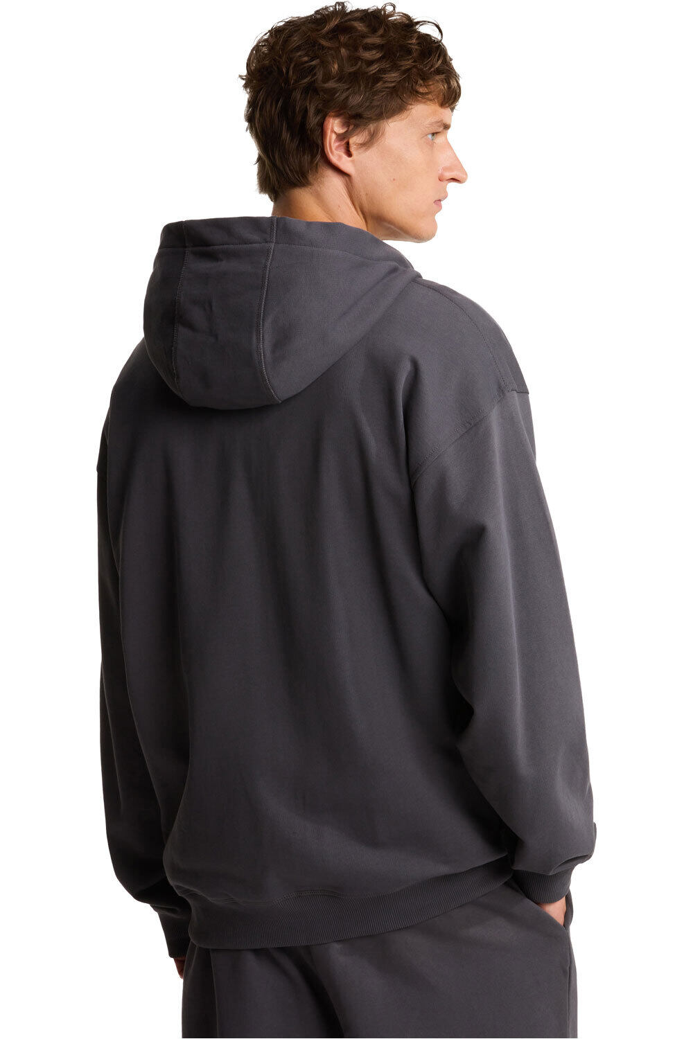 The North Face sudadera hombre U ESSENTIAL OVERSIZE FULL ZIP HOODIE vista trasera