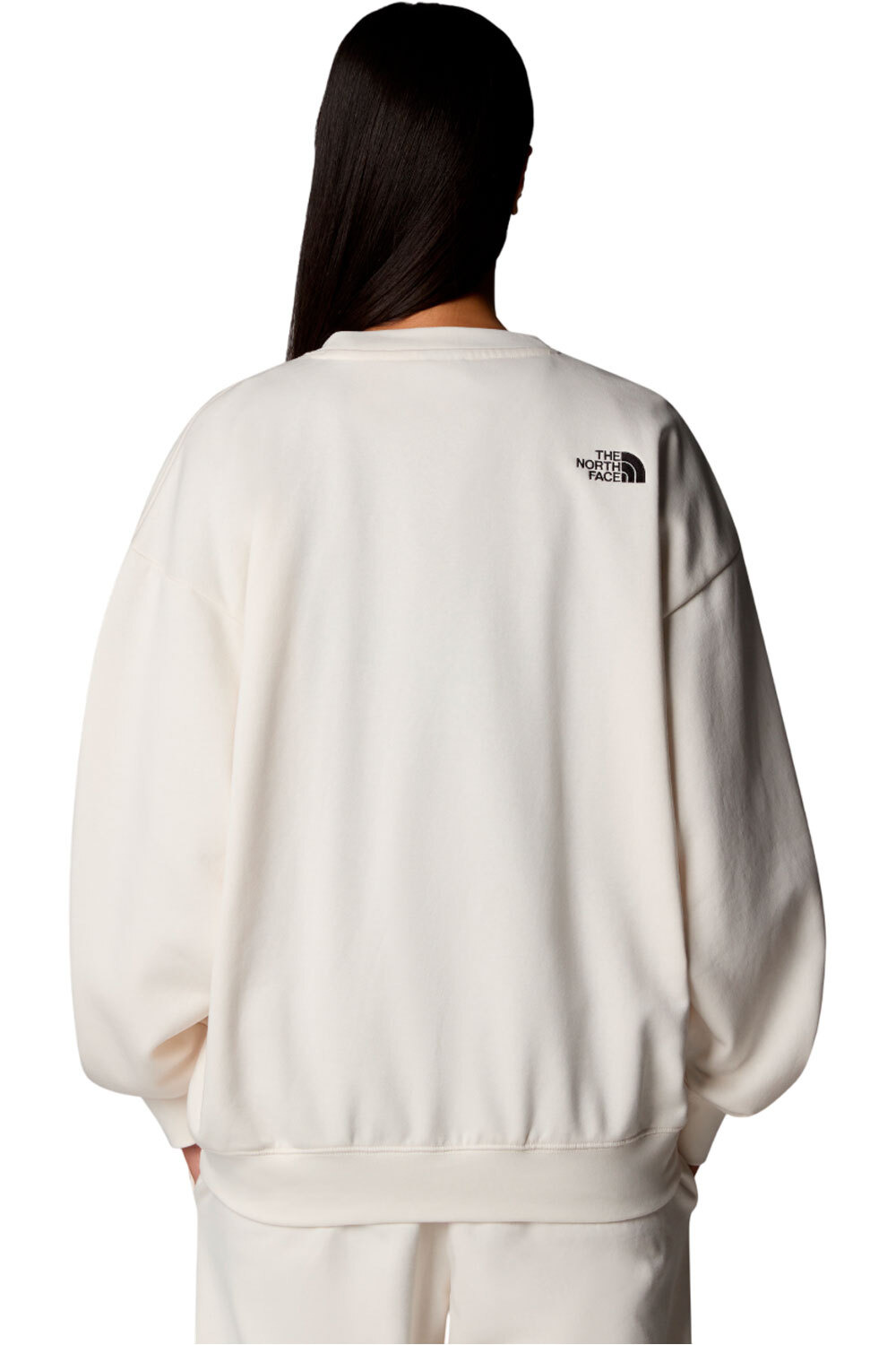 The North Face sudadera mujer W ESSENTIAL OVERSIZE CREW vista trasera