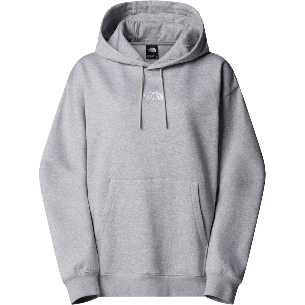 The North Face sudadera mujer W ESSENTIAL OVERSIZE HOODIE vista detalle