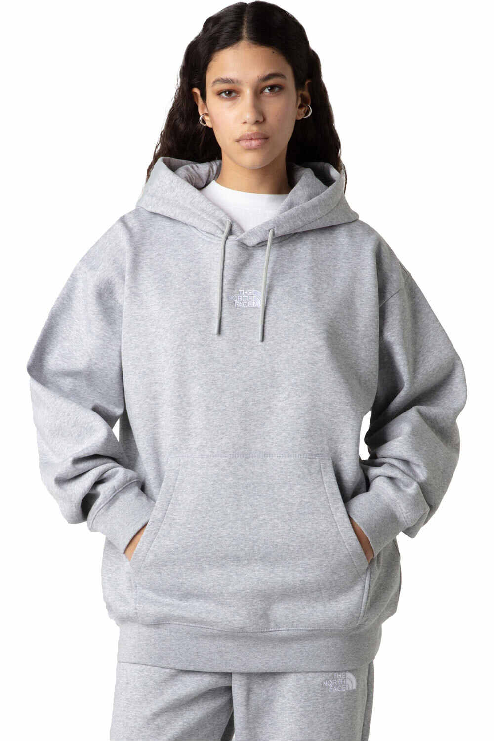 The North Face sudadera mujer W ESSENTIAL OVERSIZE HOODIE vista frontal