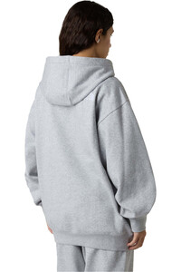 The North Face sudadera mujer W ESSENTIAL OVERSIZE HOODIE vista trasera