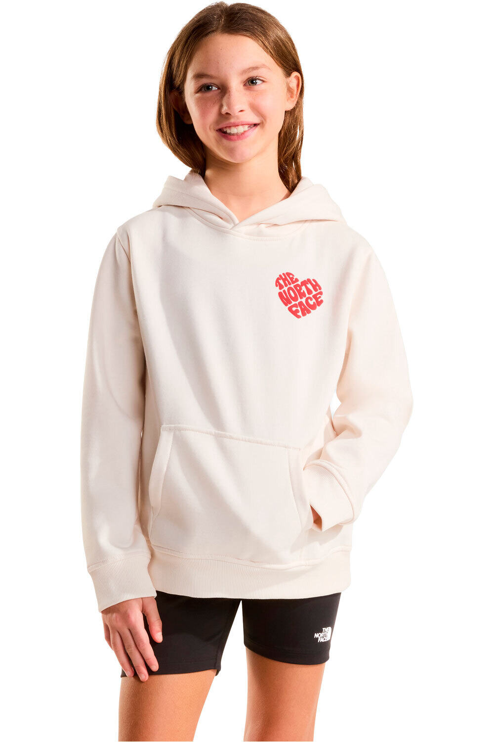 The North Face sudadera niña G BRAND PROUD RELAXED HOODIE vista frontal