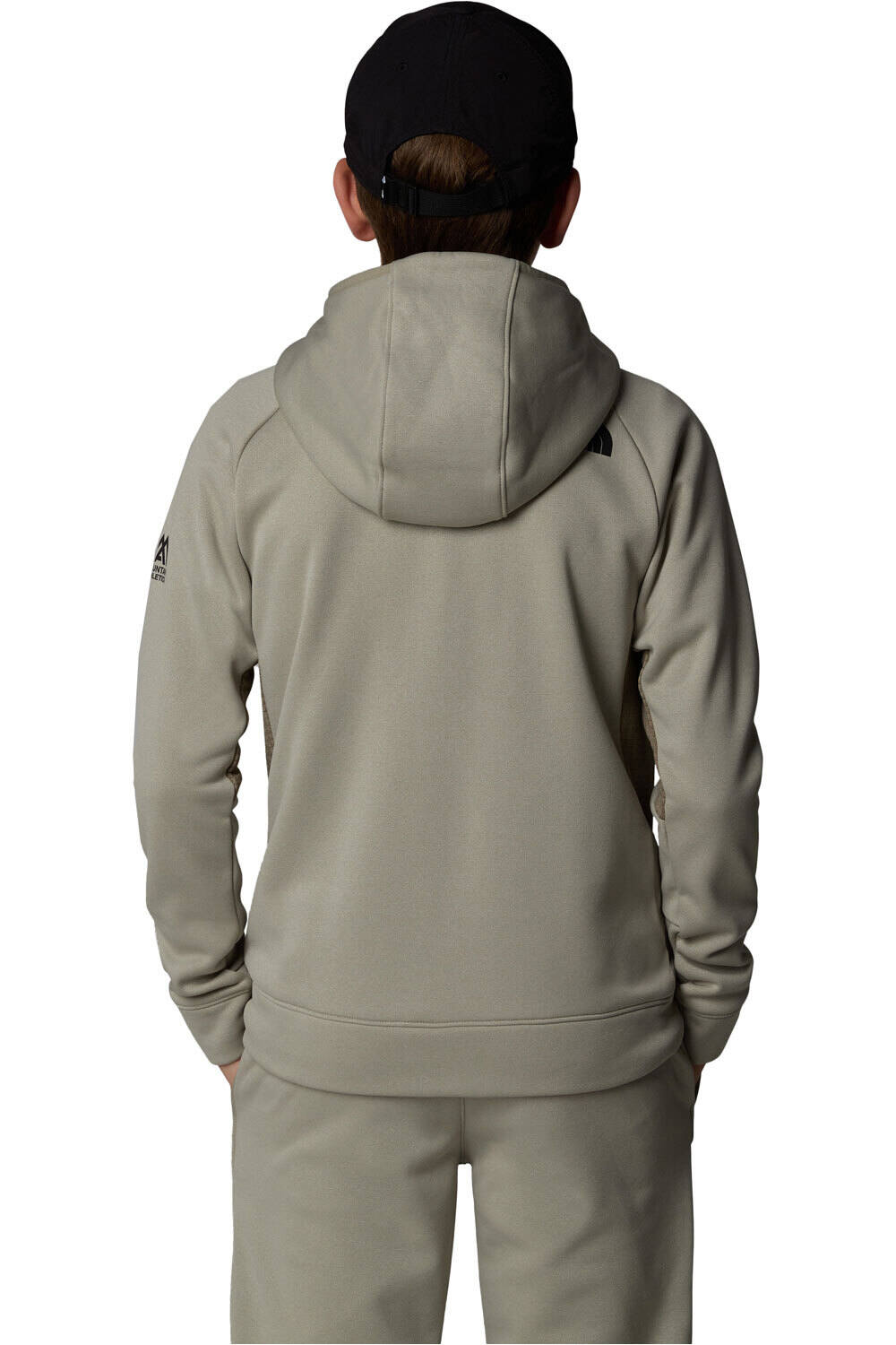 The North Face sudadera niño B MOUNTAIN ATHLETICS FULL ZIP HOODIE vista trasera