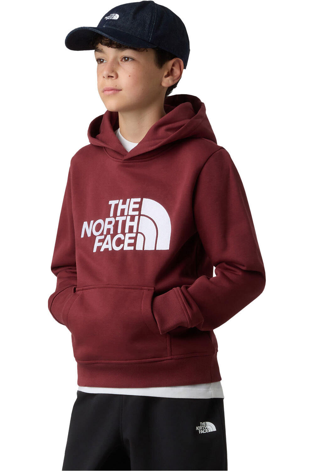 The North Face sudadera niño TEEN DREW PEAK PULLOVER HOODIE vista frontal