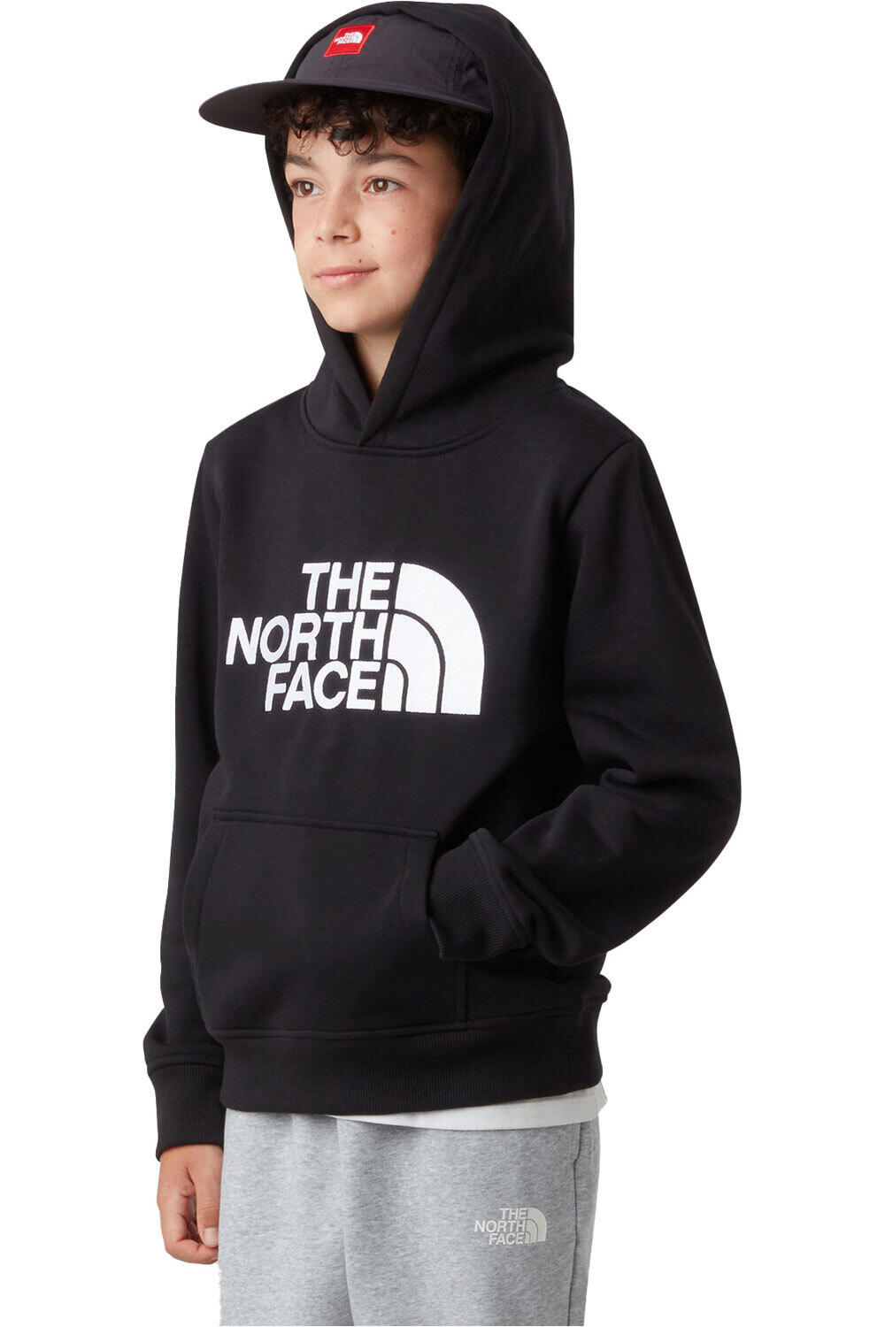 The North Face sudadera niño TEEN DREW PEAK PULLOVER HOODIE vista frontal