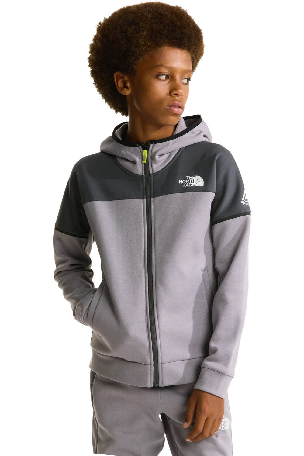 The North Face sudadera niño TEEN MOUNTAIN ATHLETICS FZ HOODIE vista frontal