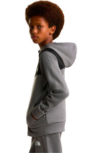 The North Face sudadera niño TEEN REAXION FZ HOODIE vista detalle