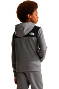 The North Face sudadera niño TEEN REAXION FZ HOODIE vista trasera
