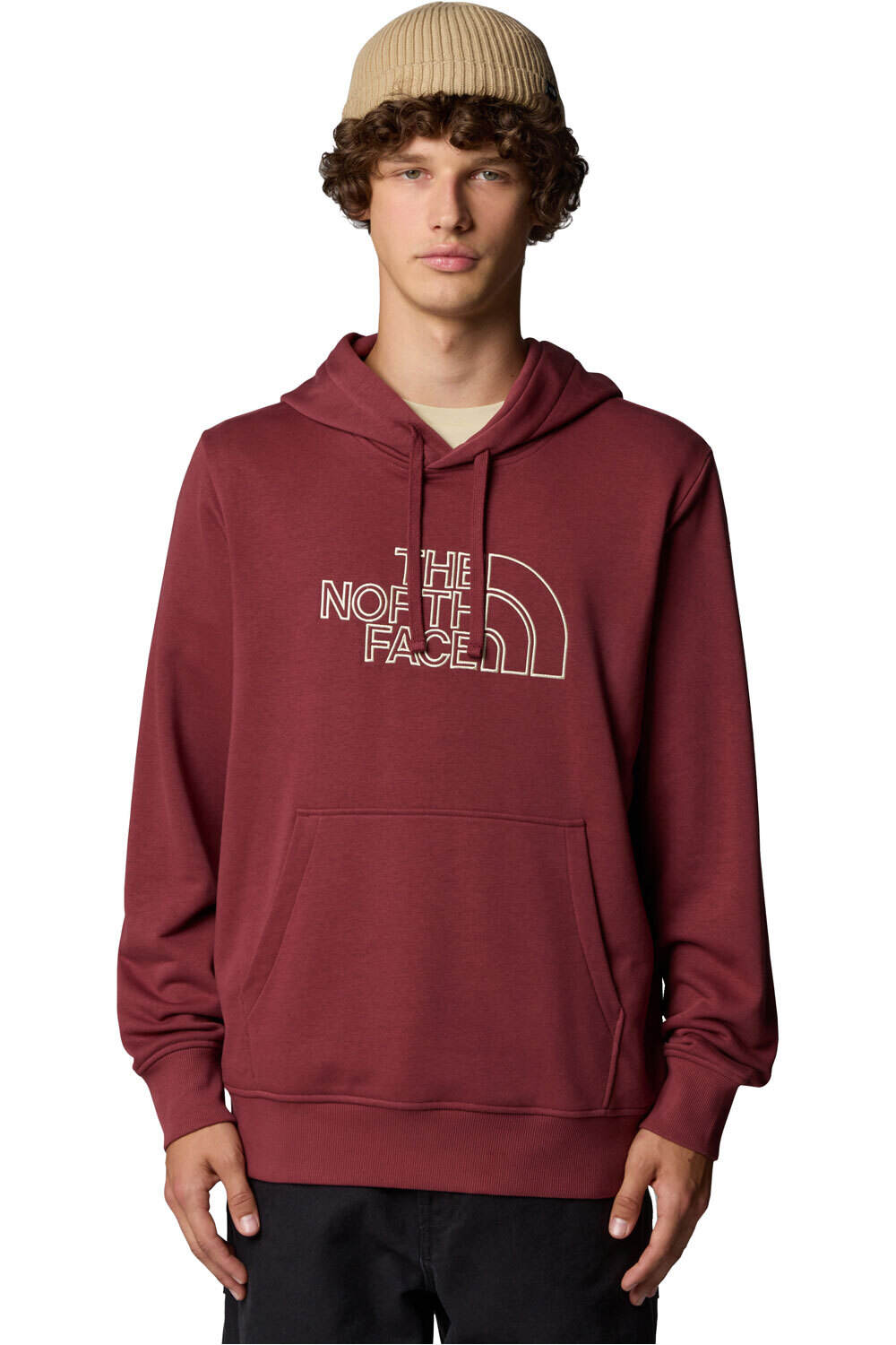 The North Face Sudaderas Montaña Hombre M DREW PEAK LIGHT HOODIE vista frontal