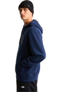 The North Face Sudaderas Montaña Hombre M DREW PEAK LIGHT REGULAR HOODIE vista detalle