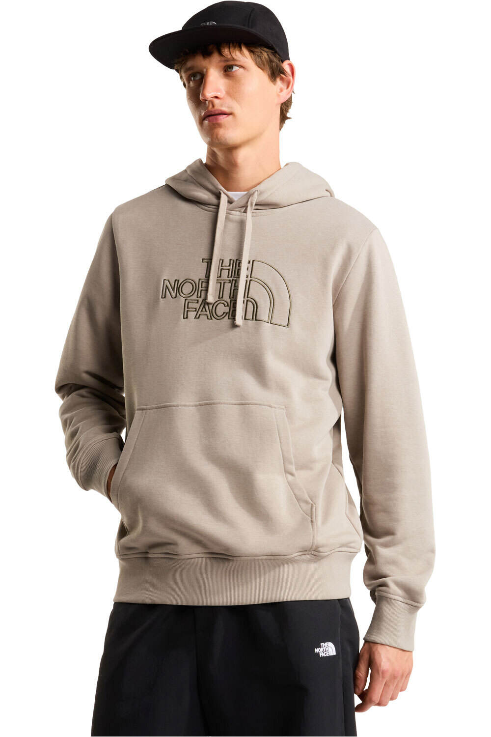 The North Face Sudaderas Montaña Hombre M DREW PEAK LIGHT REGULAR HOODIE vista frontal