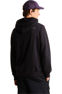 The North Face Sudaderas Montaña Hombre M DREW PEAK LIGHT REGULAR HOODIE vista trasera