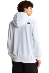 The North Face Sudaderas Montaña Hombre M DREW PEAK LIGHT REGULAR HOODIE vista trasera