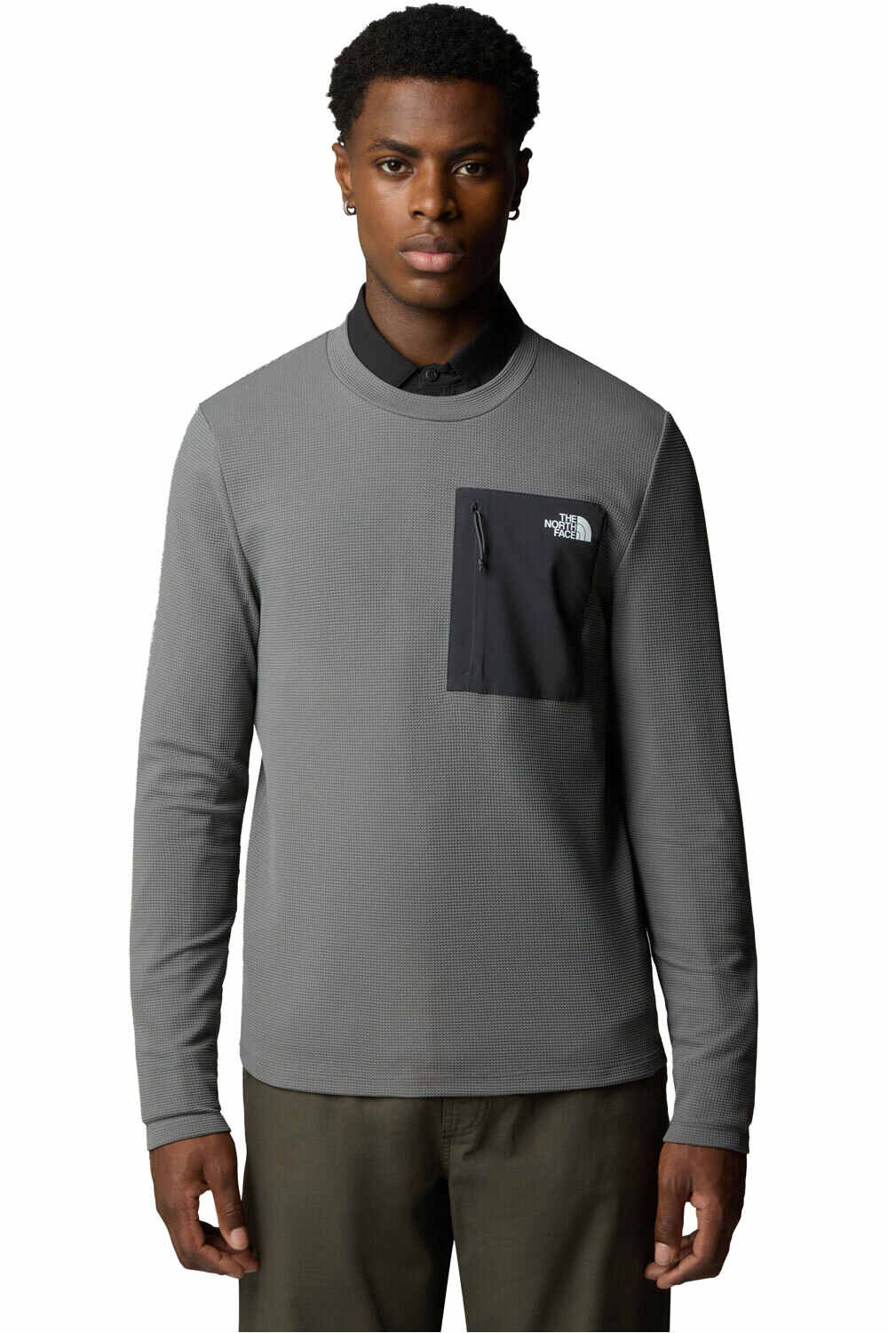 The North Face Sudaderas Montaña Hombre M KECHA CREW vista frontal