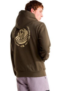 The North Face Sudaderas Montaña Hombre M MONTE REGULAR HOODIE-GRAPHIC vista trasera