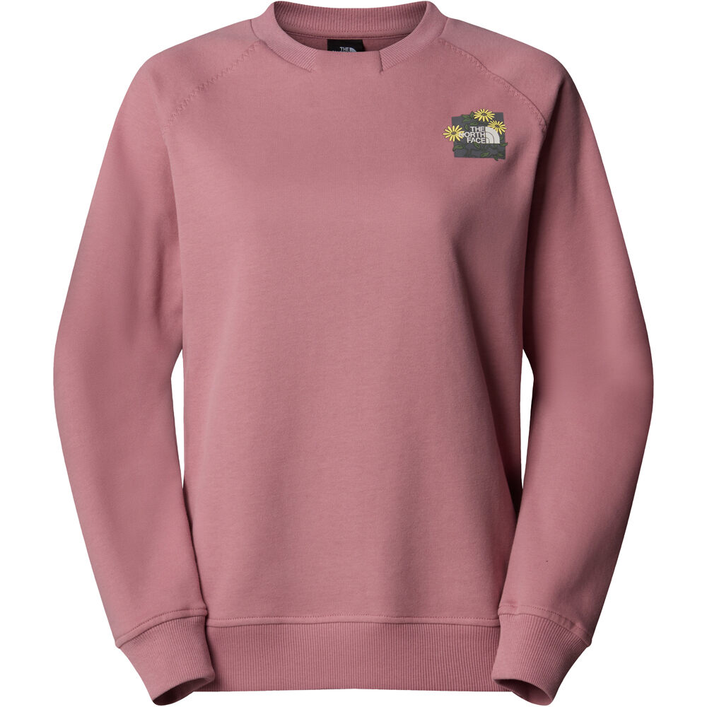 The North Face Sudaderas Montaña Mujer W CONNECT RELAXED CREW SWEATSHIRT-GRAPHI vista detalle