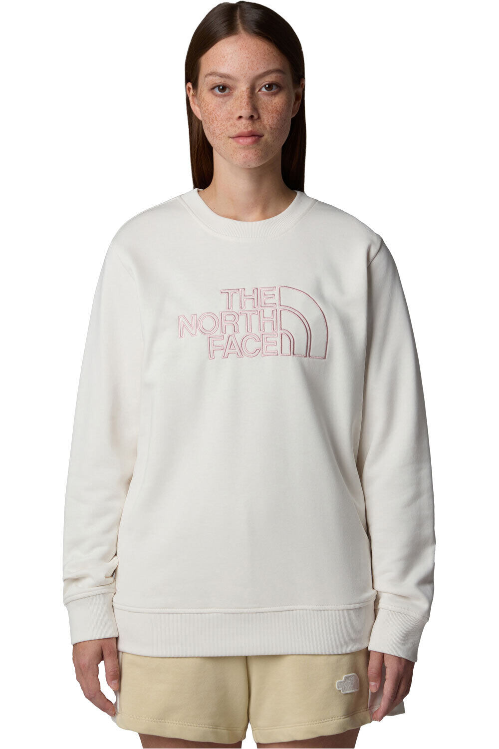 The North Face Sudaderas Montaña Mujer W DREW PEAK LIGHT CREW vista frontal