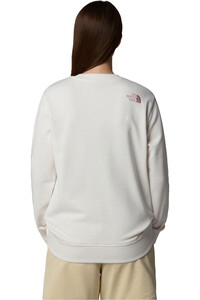 The North Face Sudaderas Montaña Mujer W DREW PEAK LIGHT CREW vista trasera