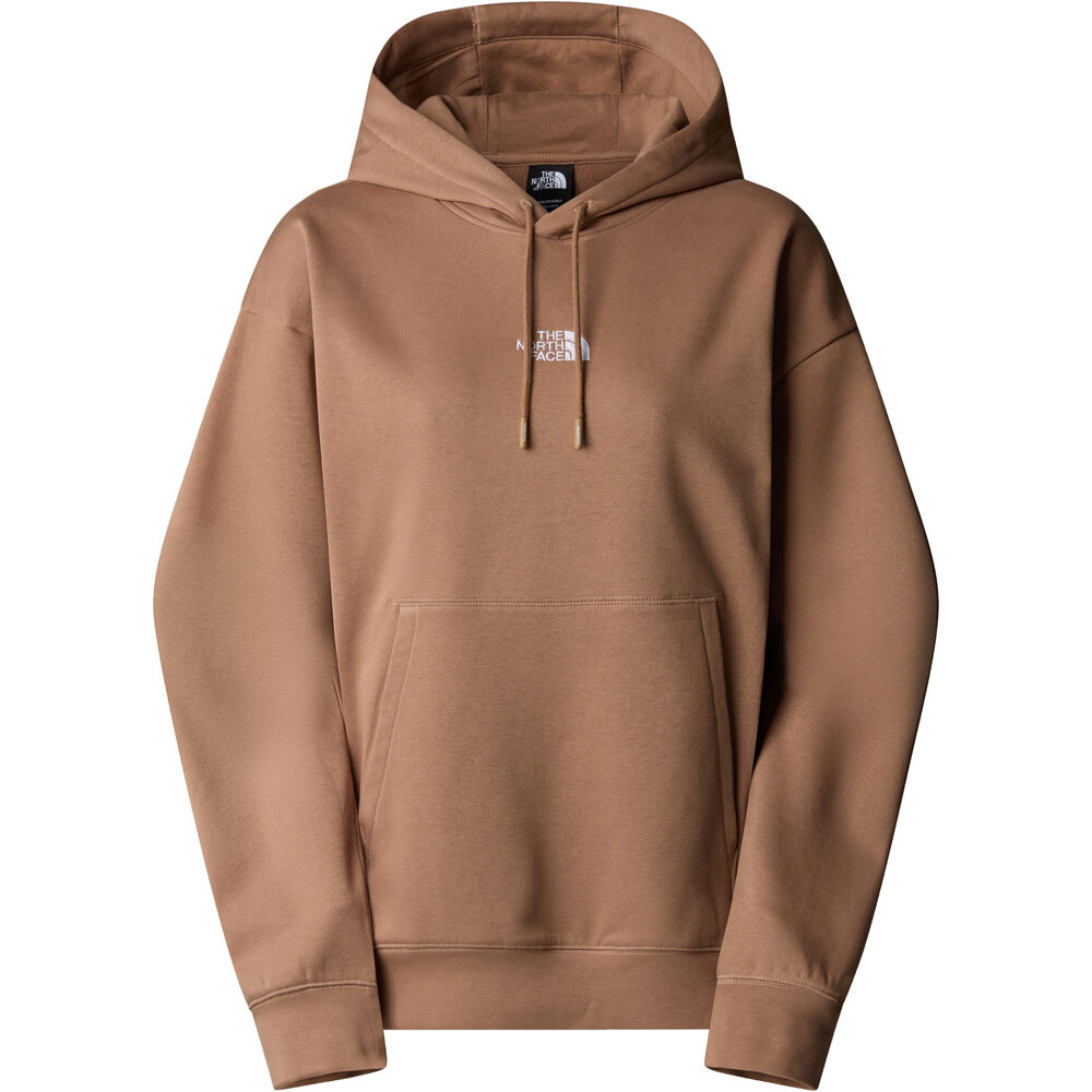 The North Face Sudaderas Montaña Mujer W ESSENTIAL OVERSIZE HOODIE vista detalle