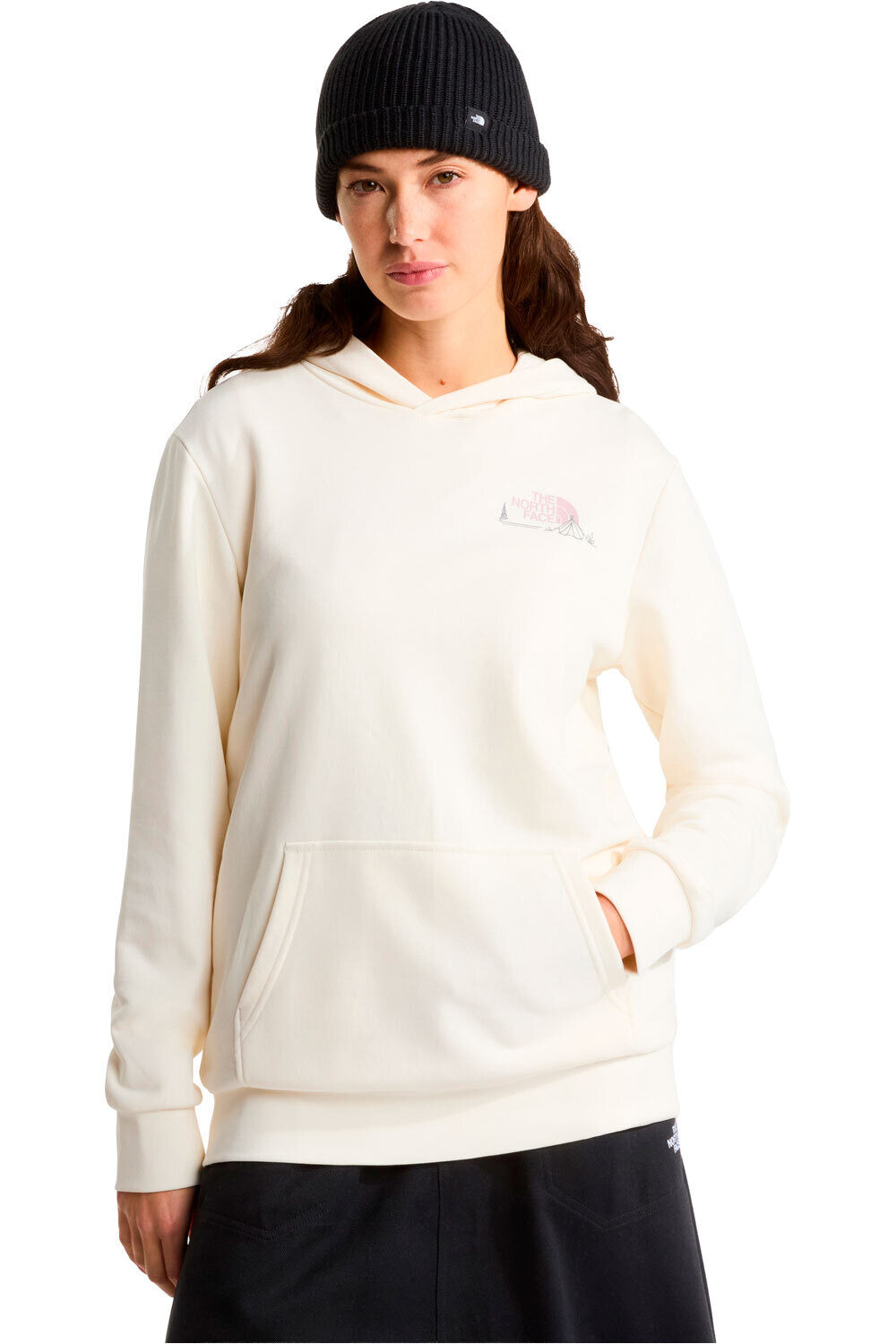 The North Face Sudaderas Montaña Mujer W MONTE REGULAR HOODIE-GRAPHIC vista frontal