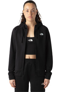 The North Face Sudaderas Montaña Mujer W REAXION 2.0 HOODED FULL ZIP JACKET vista detalle