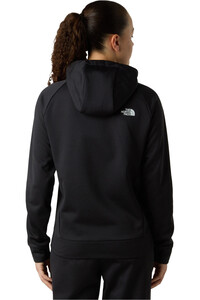 The North Face Sudaderas Montaña Mujer W REAXION 2.0 HOODED FULL ZIP JACKET vista trasera